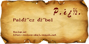 Palócz Ábel névjegykártya